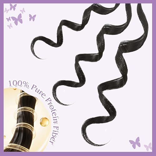 2# French Curl Braiding Hair 20 Inch Pre-Stretched Bouncy Crochet Extensions - 8 Packs