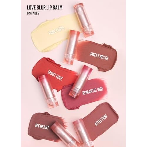 KAJA Lip Balm - Love Blur 01 Pure Cupid | Soft & Comfort Semi-Matte Blurring Daily Color, Shea Butter, Avocado Oil, Citrus Unshiu Peel Extract, Vitamin E Infused, Stocking Stuffers, 0.14 Oz