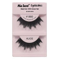 Alluring Synthetick Mink Lashes Reusable 3D Strip False Eyelashes Hand-made Cat-Eye, Fun Color Lashes - DARK PINK mixed w/Purple/Orange