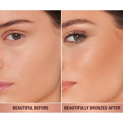 Charlotte Tilbury Beautiful Skin Face Makeup & Body Cream Bronzer - Hydrating Hyaluronic Acid & Pro Vitamin D3 to Blur for a Sun-Kissed Glow - Up to 16Hr Wear, Sweat & Humidity Proof
