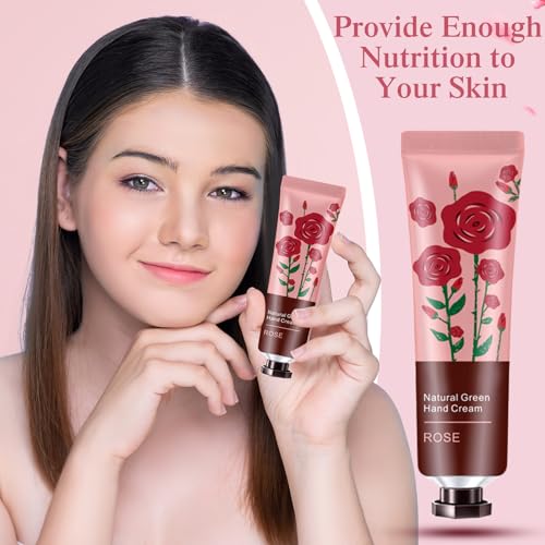 Dansib 60 Pack Mini Hand Cream Gifts Set for Women & Moms - 10 Scents, Travel Size, Moisturizing & Hydrating, Perfect for Gifts - Variation of 60
