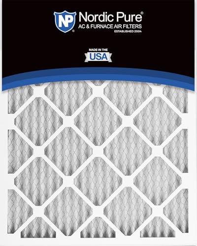 MERV 12 Pleated Air Filters 16x25x1 – 12 Pack for HVAC, Allergies