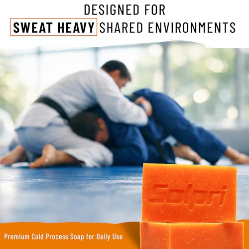 Shield Athletic Tea Tree Soap Bar with Lemongrass & Eucalyptus ? 4 oz (6 Pack) ? Deep-Cleansing Natural Bar for Sweat, Odor & Itch-Prone Skin ? Made in USA