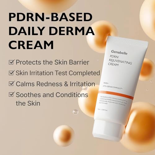 PDRN Rejuvenating Face Moisturizer with Ceramides & Hyaluronic Acid - Skin Elasticity & Glass Skin Effect - 70ml