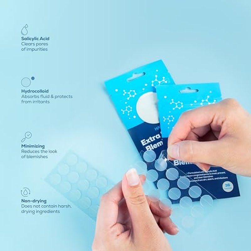 Hanhoo T-Zone Pore Patch, Extra Strength & Custom Blemish Patch Bundle | With Salicylic Acid, Niacinamide & Hyaluronic Acid | For Blackhead and Acne Treatment | Korean Skincare | 54 Patches
