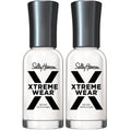 Sally Hansen Xtreme Wear Nail Polish, Streak-Free, Shiny Finish, Long-Lasting Nail Color, White On, 0.4 Fl Oz (Pack of 2)
