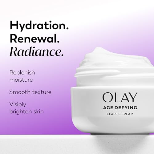 Olay Age Defying Classic Daily Renewal Cream Face Moisturizer 2 Oz x3