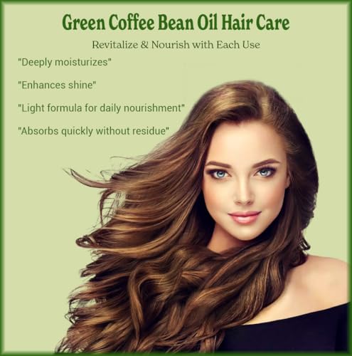 Organic Green Coffee Bean Oil - 4oz Cold-Pressed Skin & Hair Nourishment