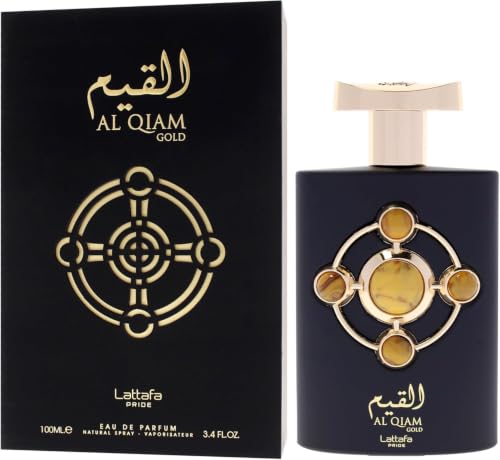 Unisex Eau de Parfum Spray - Al Qiam Gold by Lattafa Perfumes 3.4oz