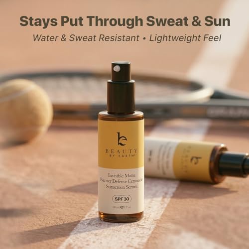 Unscented Facial Sunscreen Serum SPF 30 - Broad Spectrum, Makeup-Friendly, Water-Resistant