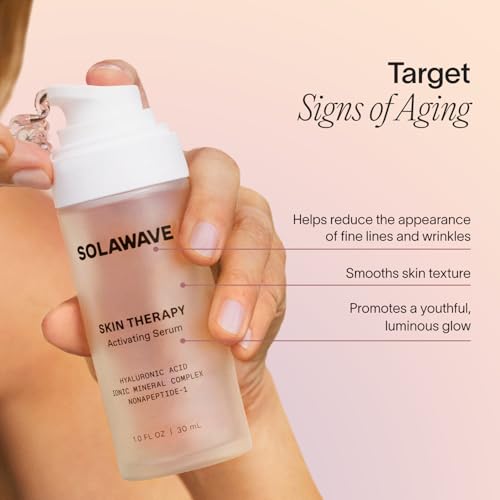 Solawave Skin Therapy Activating Serum 1 Bottle - Hyaluronic Acid & Peptides