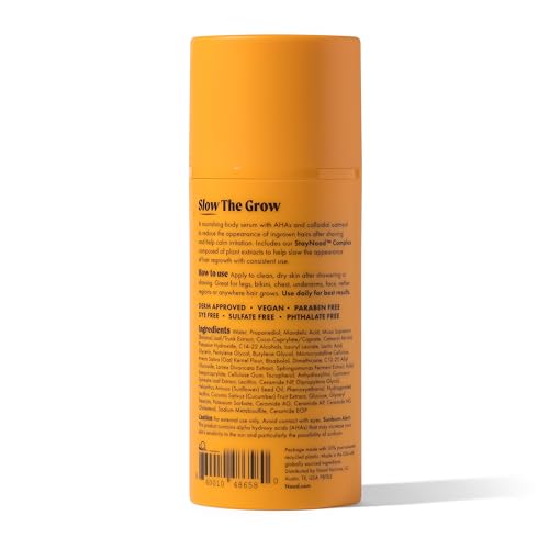 Nood Serum After Shave & Ingrown Hair Treatment - 3.3 Fl Oz - Soothes & Slows Regrowth