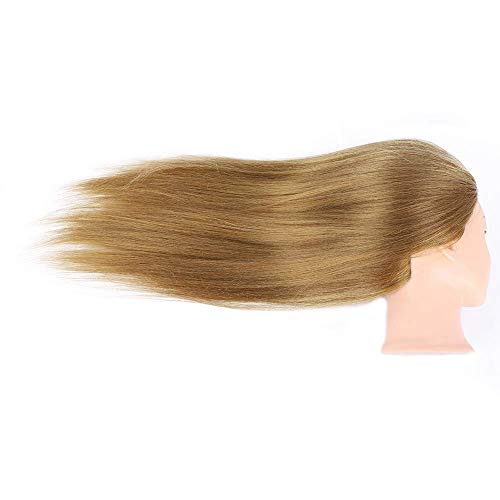 Mannequin Head 26 Inch with Blonde Hair and Makeup for Cosmetology Practice