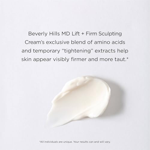 Beverly Hills MD Fresh Lift & Firm Sculpting Cream for Face & Neck - Anti-Aging, Moisturizing, Tightening