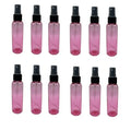Natural Farms 2 oz Pink Cosmo Plastic Spray Bottles -12 Pack Empty Spray Bottle Refillable - BPA Free - Essential Oils - Aromatherapy | Fine Mist Sprayers with Dust Caps - Made in the USA