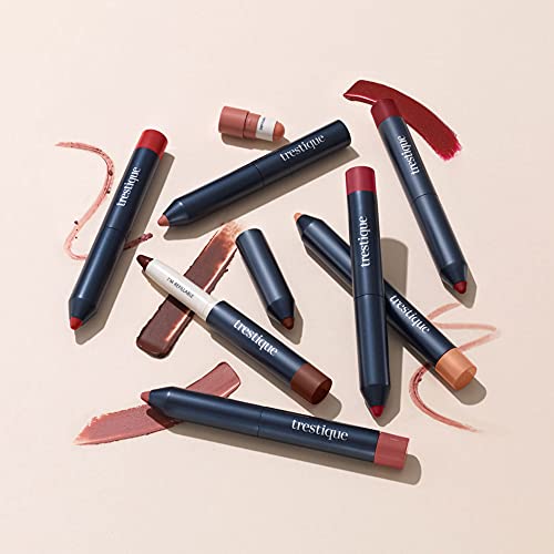 Matte Lip Crayon & Refillable Lip Balm Set - Chile Red