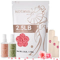 KOTAMU Pink Wax Beads for Hair Removal - 40 Ounce (2.5 lb) Hard Wax Beans, Sensitive Skin Formula