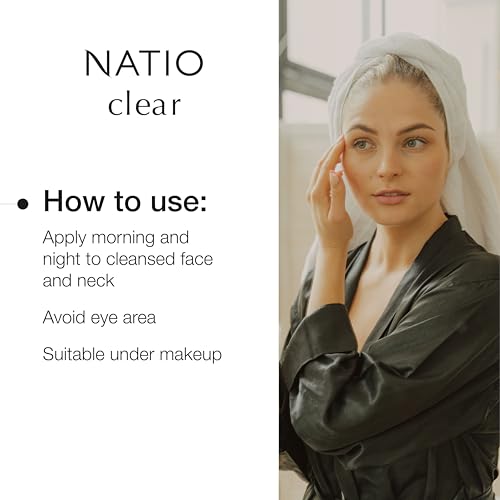 Natio Australia Shine Control Face Moisturizer for Oily Skin - Matte, Hydrating, Vegan