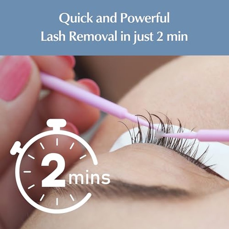BL Lashes Aqua Gel Remover | Lash Glue Remover for Eyelash Extensions, Alcohol Acetone GBL Free, Low Irritation, Suitable for Sensitive Skin, Fast Action Dissolves Strong Glue in 2 Minutes (0.51 oz)