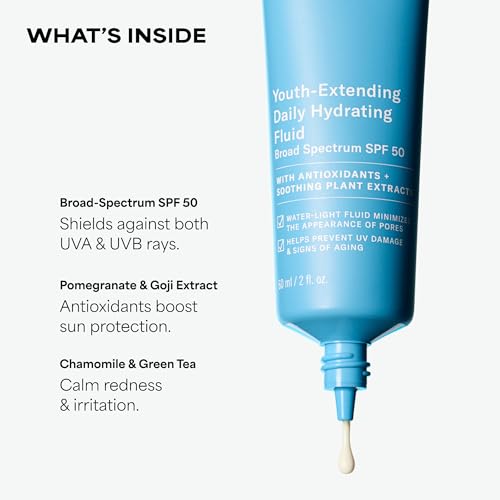 Hydrating Face Moisturizer SPF 50 with Broad Spectrum Protection - 2 Fl Oz