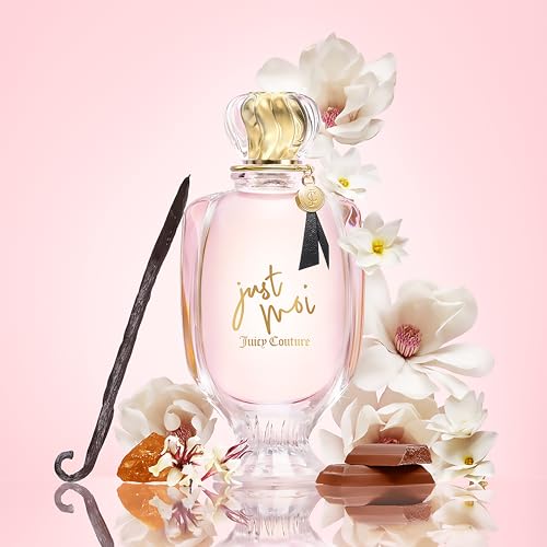 Amber Vanilla Eau de Parfum for Women - Juicy Couture Just Moi 0.33 Fl Oz - Sweet Confident Fragrance