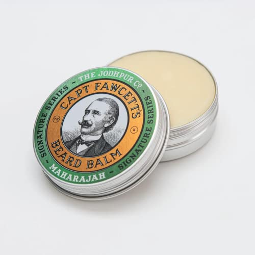 Beard Balm with Almond Oil & Shea Butter - 2oz Moisturizing Conditioning for Men