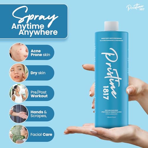Pristine 1817 Hypochlorous Acid 0.016% Face & Skin Mist - 18.9 fl oz