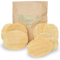 Natural Loofah Exfoliating Body Scrubber (8 Pack) - Organic Loofah for Body - Biodegradable Shower Luffa - Natural Bath Sponges Loufa - Estropajos para el Cuerpo