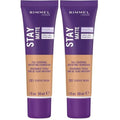 Rimmel London Stay Matte Liquid Mousse - 201 Classic Beige - Foundation,Lightweight,Shine Control,Oil-Free,1oz,(Pack of 2)