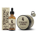 Beard Oil & Beard Butter Set with Vanilla Scent - Non-Greasy, Nourishing Grooming Kit