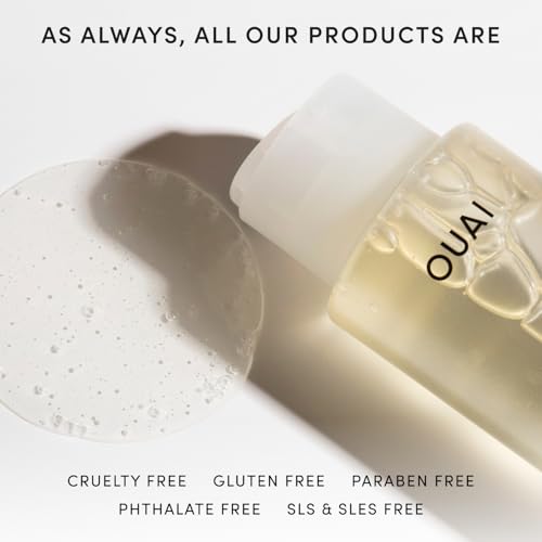 OUAI Fine Hair Shampoo Refill - Volumizing Shampoo for Fine Strands - Made with Biotin, Keratin & Chia Seed Oil - Strengthens, Nourishes & Thickens - Color-Safe & Sulfate Free Hair Care (32 Fl oz)