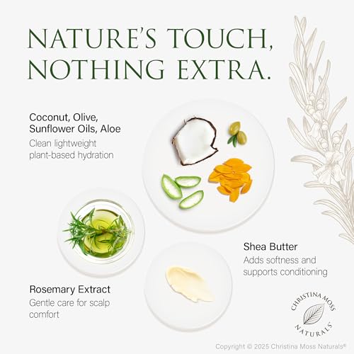Fragrance Free Hair Shampoo for Daily Use - Natural, Sulfate-Free, 8 oz