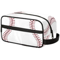 Bardic Kids Travel Toiletry Bag for boys - Baseball Hanging Toiletry Bag Softball Texture Ball Kindle Dopp Kit Cosmetic Organizer Makeup Bag Shower Shaving Bag for Men Women Travel Essential
