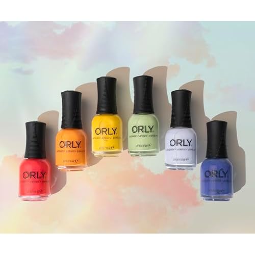 Orly Nail Polish 'Cloudscape' Collection | Bright Shimmer and Creme Nail Polishes for Summer 0.6fl oz (Indigo Skies)