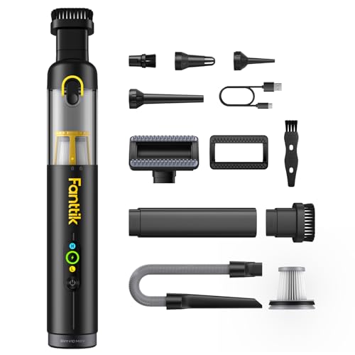 Cordless Car Vacuum Cleaner 4-in-1 Mini Handheld Vacuum with Suction Power