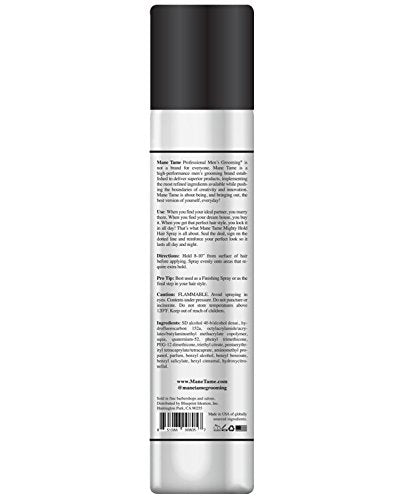 Mane Tame Professional Hair Spray Men 10oz - Firm Hold, Fast Drying, Humidity Resistant
