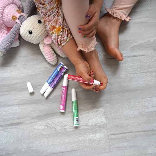 Kids Nail Polish Pens Bundle - Non-Toxic Water-Based Nail Art Markers