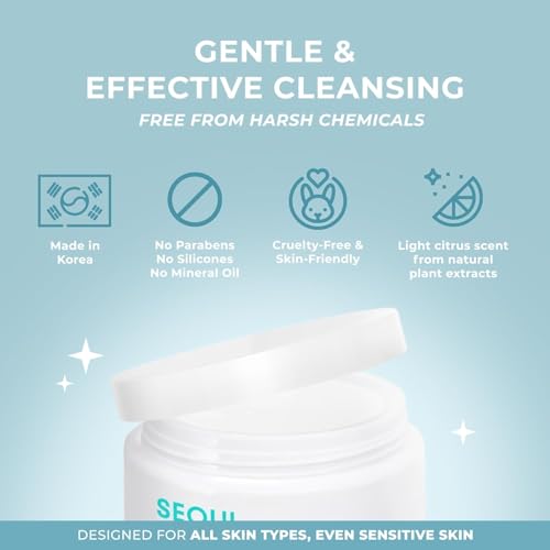 Korean Cleansing Balm-to-Oil Makeup Remover 100ml with Ginseng & Green Tea - Variation of THIS listing 3.38 Fl Oz