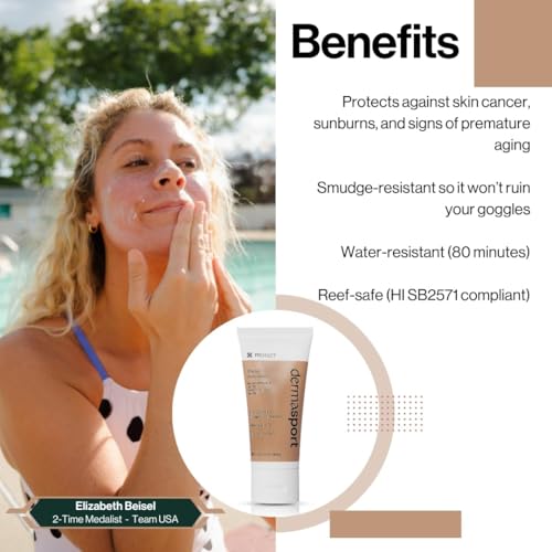 TRISWIM Chlorine Removal Body Wash & After Swim Lotion with Dermasport pH Balancing Cleanser, Hydrating Face Moisturizer, and Facial Sunscreen SPF 50 Bundle | Complete Skincare & Haircare for Swimmers