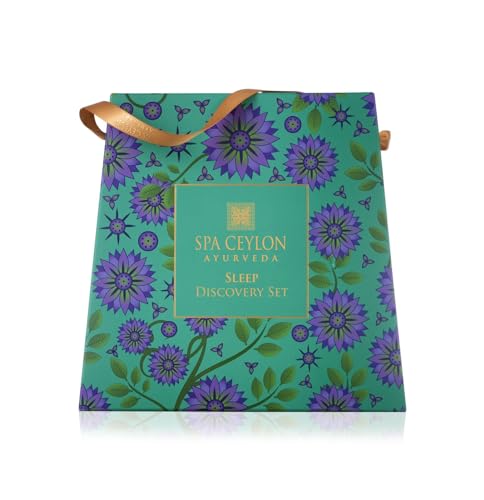 Spa Ceylon Ayurveda Sleep Discovery Set - Lavender Bedtime Gift 4-Piece