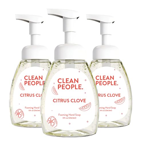 Citrus Clove Liquid Foaming Hand Soap - 8 oz, Pack of 3, Seasonal Scent