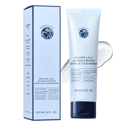 Korean pH-Balanced Facial Cleanser with Water Lily Extract - Sensitive Skin