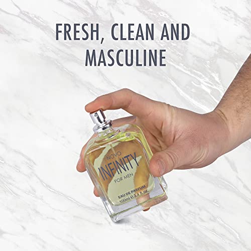 Men's Eau De Parfum Spray - Fresh Citrus & Floral Fragrance 3.4oz