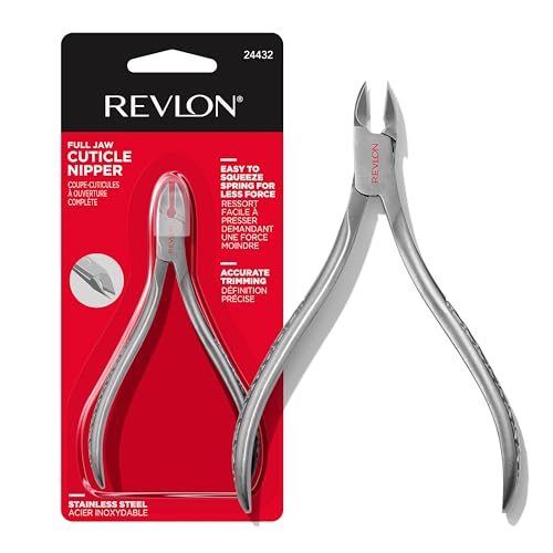 Revlon Full Jaw Cuticle Nipper - Stainless Steel Nail Care Tool