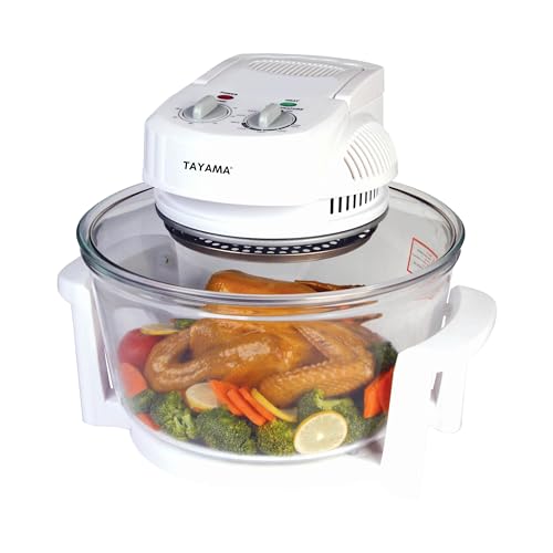 12 Qt Turbo Oven Convection Cooker - Fast, Healthy Cooking, Glass Bowl