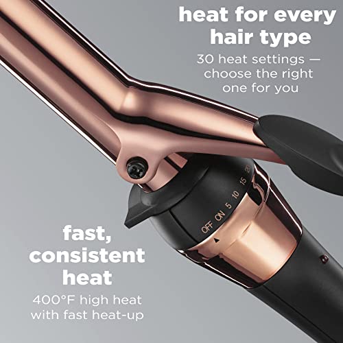Black 1-Inch Titanium Curling Iron for Perfect Curls - Hair Styling Tool