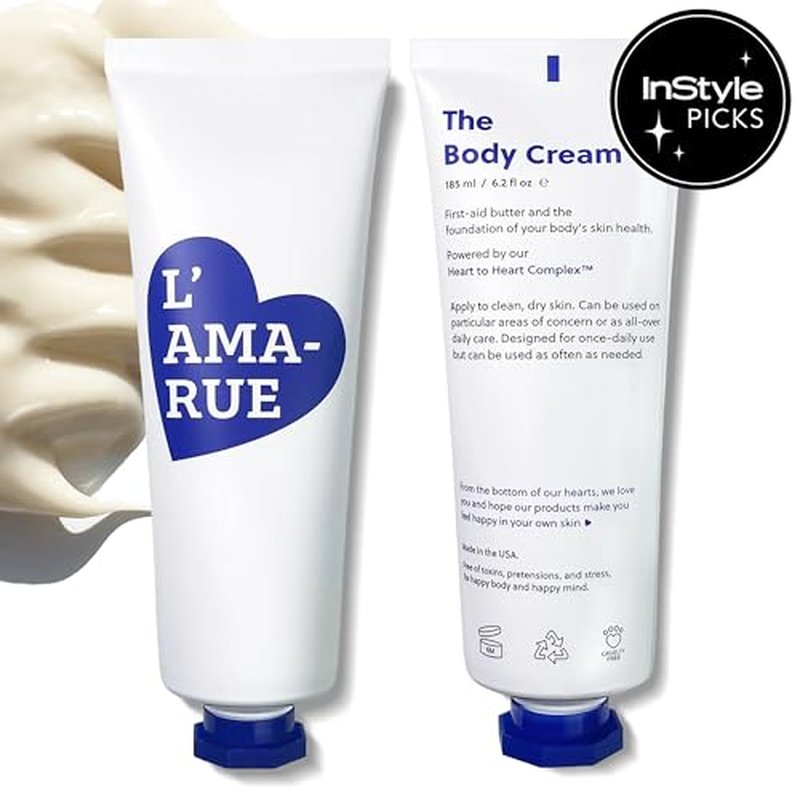 L'AMARUE Advanced Body Repair Cream - 6.2 fl oz: Non-Greasy Hydration, Firming & Anti-aging Moisturizer | Root Cause Skincare¢â for Full Body Skin Wellness, Targets Dryness & Crepey Skin