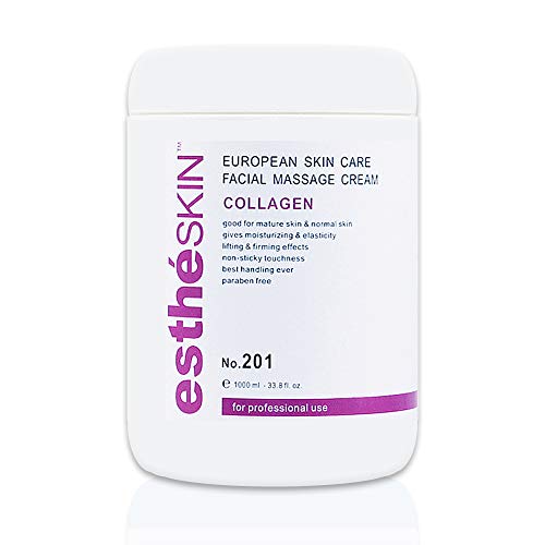 Collagen Facial Massage Cream for European Skin Care, 33.8 fl.oz. / 1000 ml