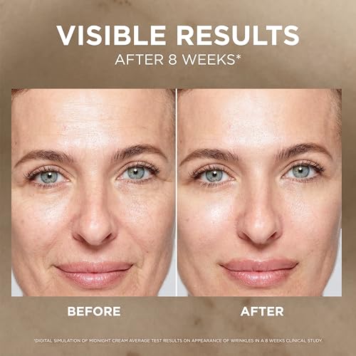 2 Pieces Anti-Aging Night Face & Eye Cream Set - Wrinkle Reduction & Skin Renewal