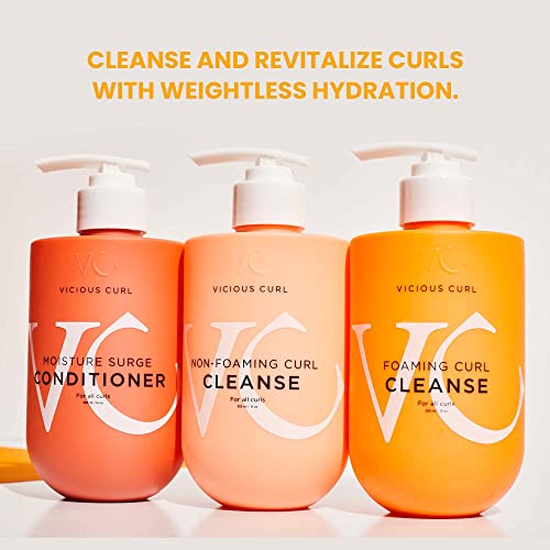 VICIOUS CURL Deep Conditioner for Curly Hair - 12 Fl Oz | Lightweight Hydration & Manageability